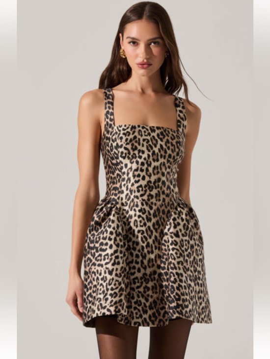 Astr Dresses & Skirts - NWT Astr the Label Claudie Leopard Print Minidress Size Small. Retail 225